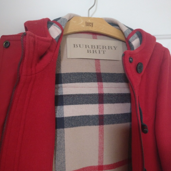 Women Burberry zip toggle wool coat US 4 - Picture 5 of 5